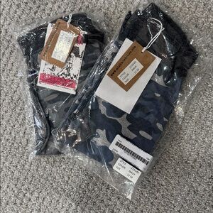 2 pairs - Mish Mish Camo Jogger pants green and blue